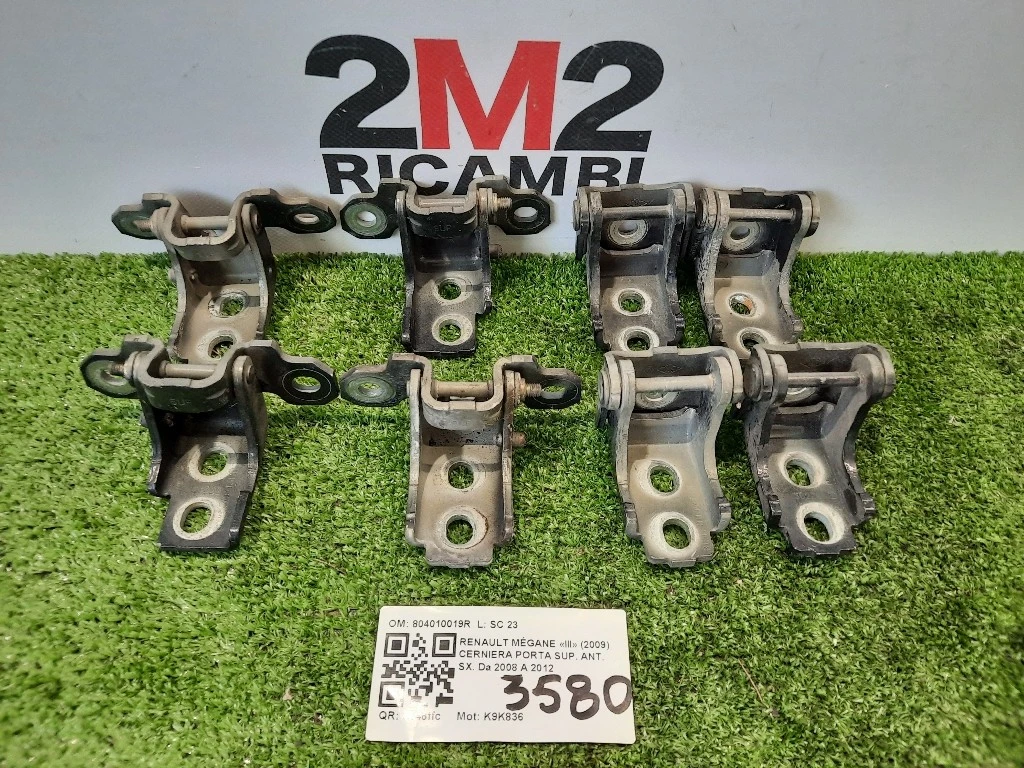 Cerniera Porta SUP ANT SX 804010019R Renault Mégane III 2009