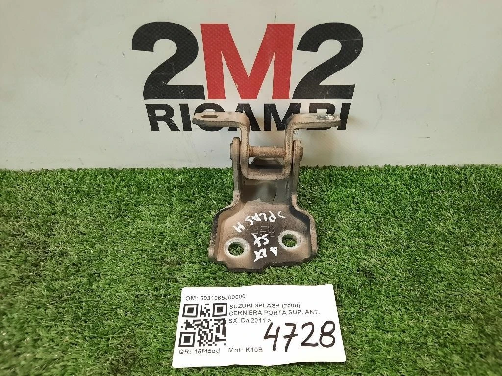Cerniera Porta SUP ANT SX 6931065J00000 Suzuki Splash 2008