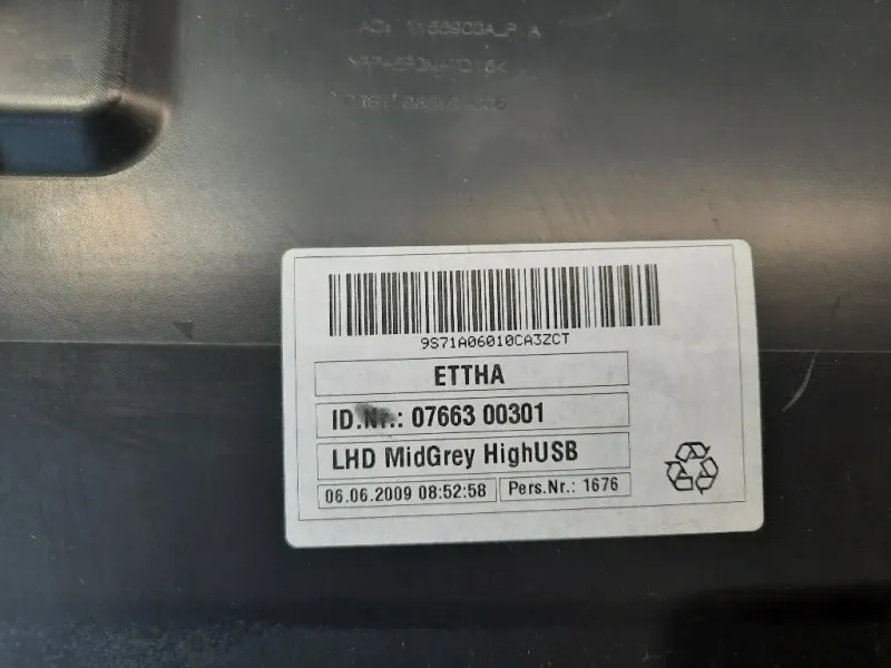 BOX Portaoggetti Completo Ford Mondeo IV 2007