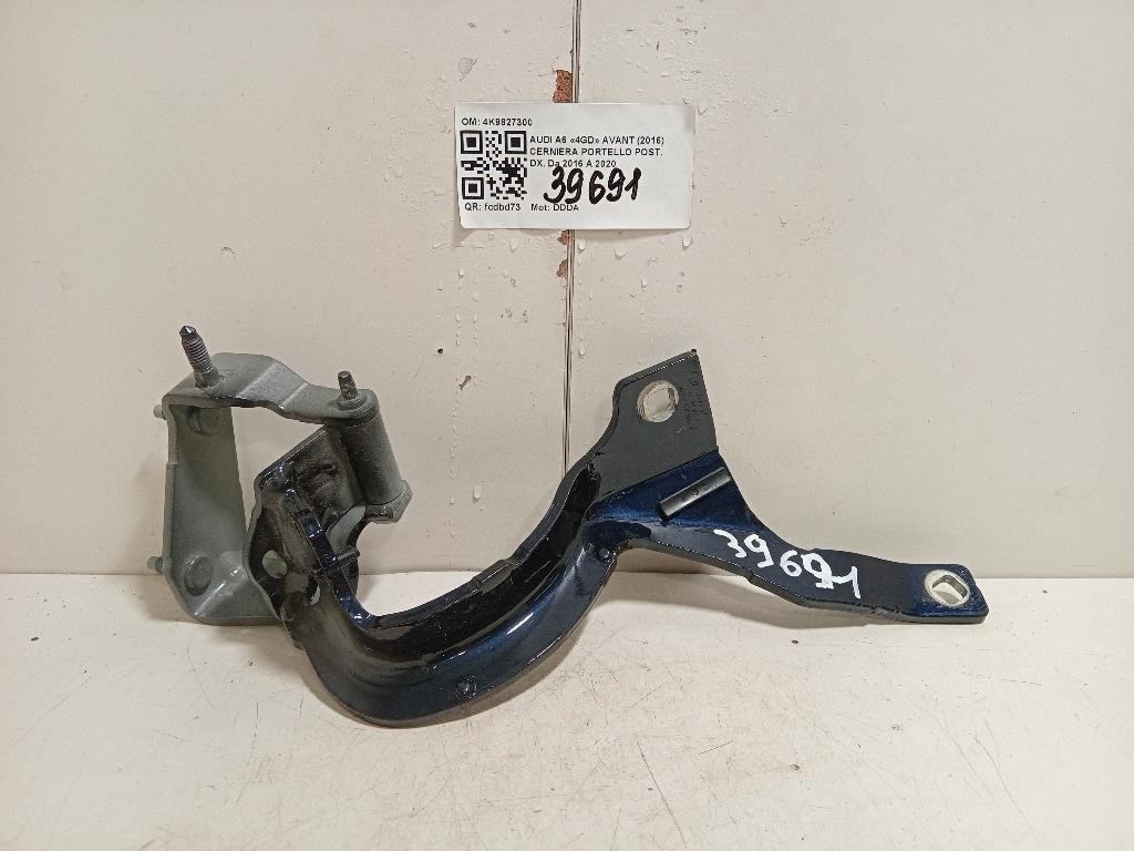 Cerniera Portello POST DX 4K9827300 Audi A6 4GD Avant 2016