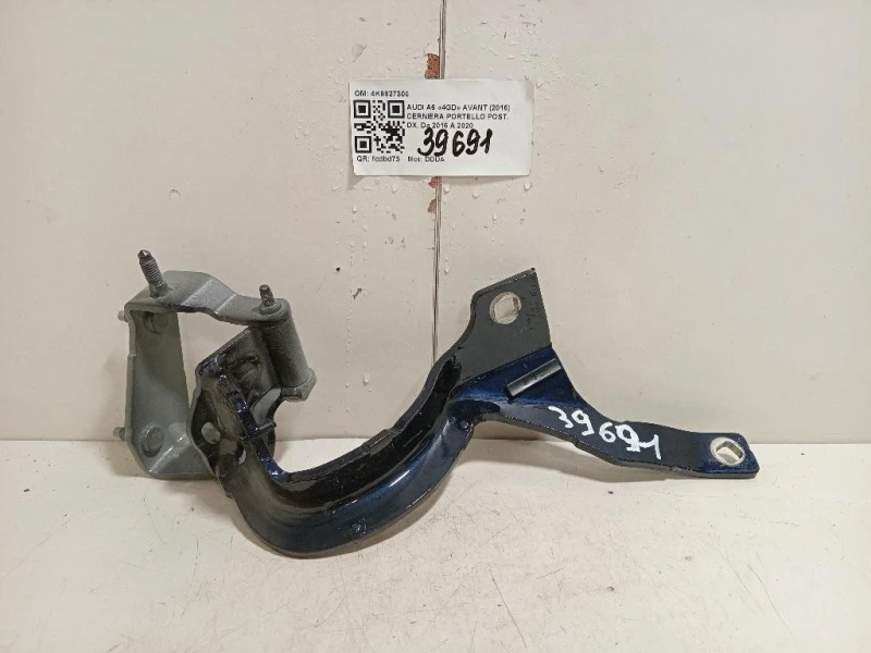 Cerniera Portello POST DX 4K9827300 Audi A6 4GD Avant 2016