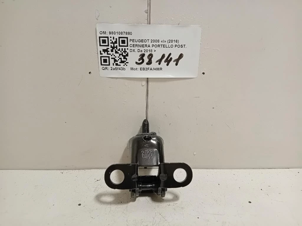 Cerniera Portello POST DX 9801087880 Peugeot 2008 I 2016