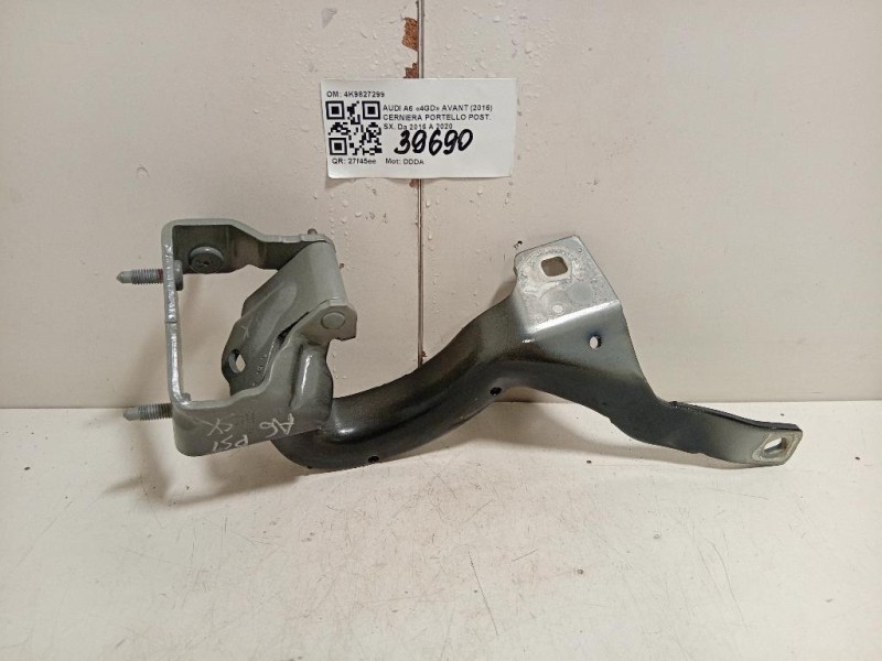 Cerniera Portello POST SX 4K9827299 Audi A6 4GD Avant 2016