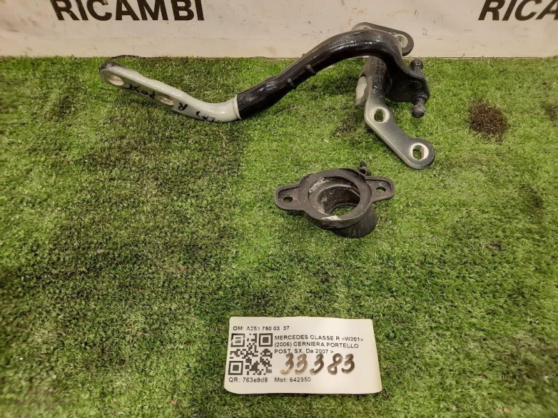 Guarnizione ANT Porta ANT SX Mercedes Classe SLK R170 1997