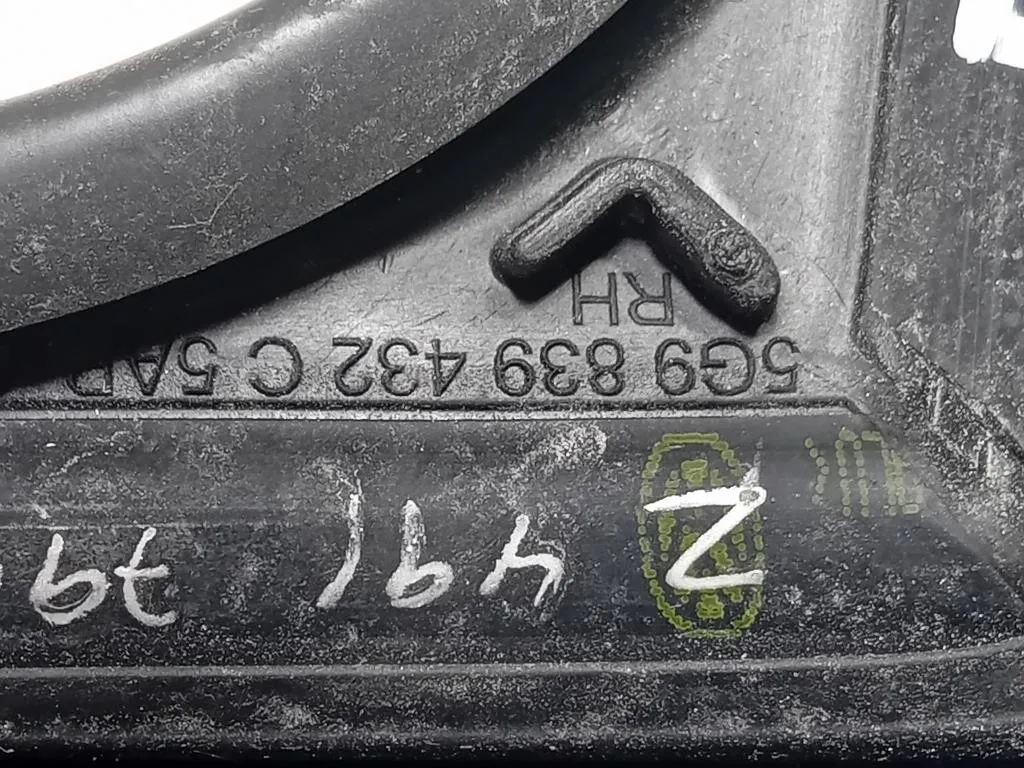 Guarnizione ANT Porta POST DX 5G9839432C Volkswagen GOLF VII 2017