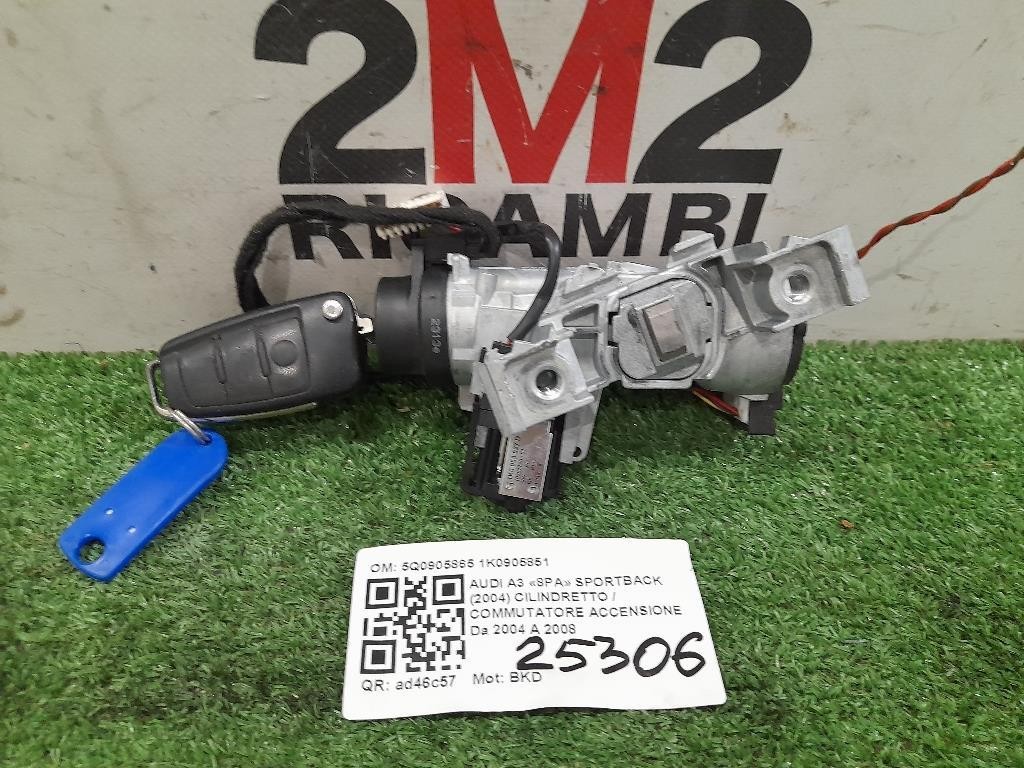 Cilindretto Commutatore Accensione 5Q0905865 1K0905851 Audi A3 8PA Sportback 2004