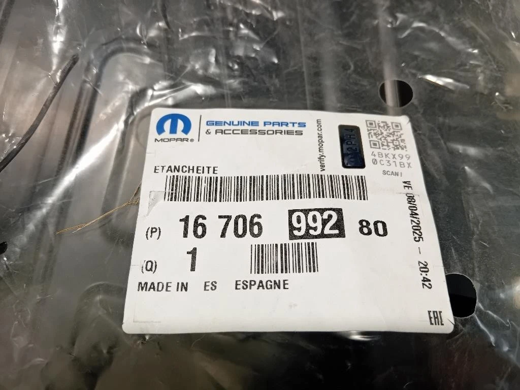 Guarnizione Collettore Aspirazione 1670699280 Peugeot 208 II 2019