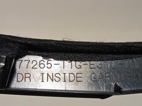 Guarnizione Cruscotto 77290-T0N-T077265-T1G-E310-M1 Honda CR-V IV 2015