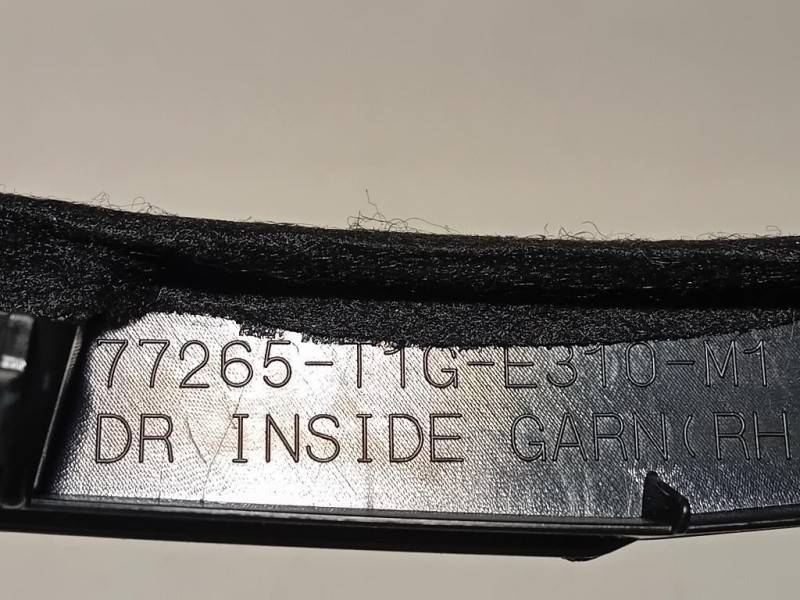 Guarnizione Cruscotto 77290-T0N-T077265-T1G-E310-M1 Honda CR-V IV 2015