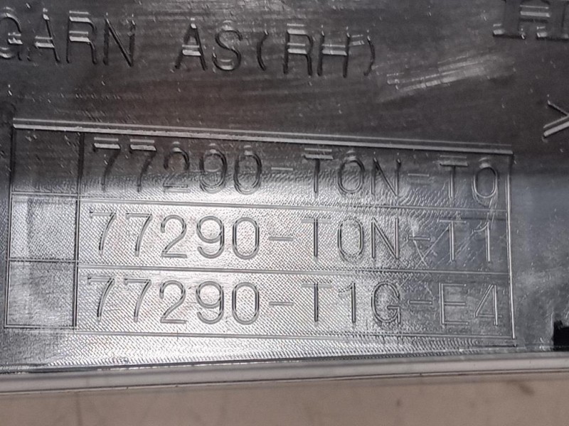 Guarnizione Cruscotto 77290-T0N-T077265-T1G-E310-M1 Honda CR-V IV 2015