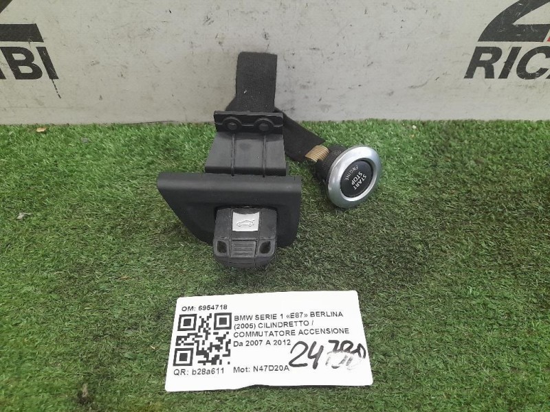 Cilindretto Commutatore Accensione 6954718 Bmw Serie 1 E87 Berlina 2005