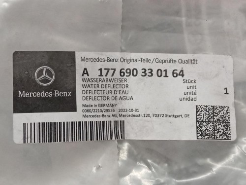 Guarnizione Parabrezza SX A1776903301 Mercedes Classe A W177 2018