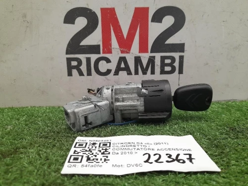 Cilindretto Commutatore Accensione N0503451 Citroen C4 II 2011