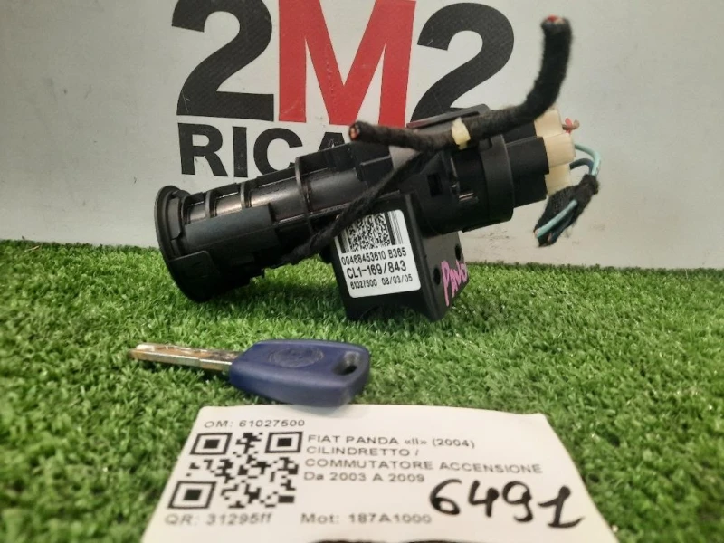 Cilindretto Commutatore Accensione 61027500 Fiat Panda II 2004
