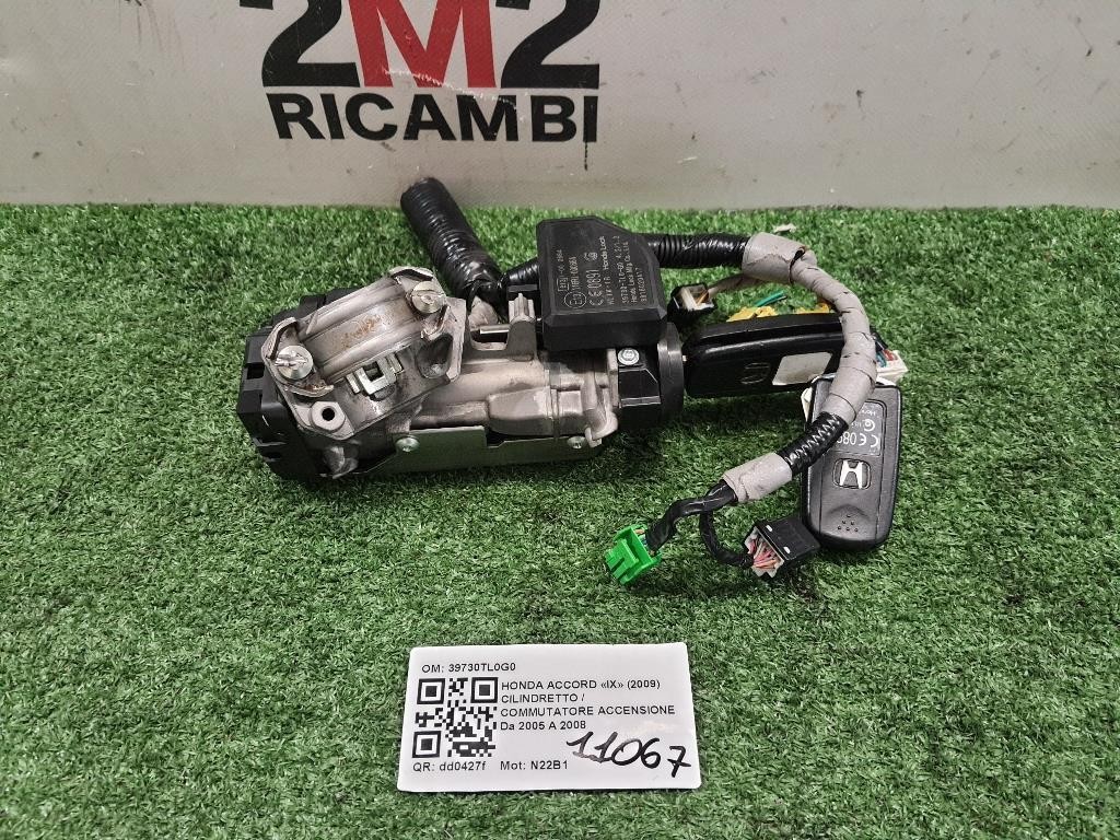Cilindretto Commutatore Accensione 39730TL0G0 Honda Accord IX 2009