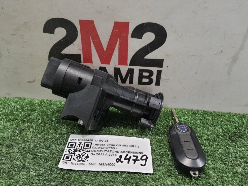 Cilindretto Commutatore Accensione 51800628 Lancia Ypsilon III 2011