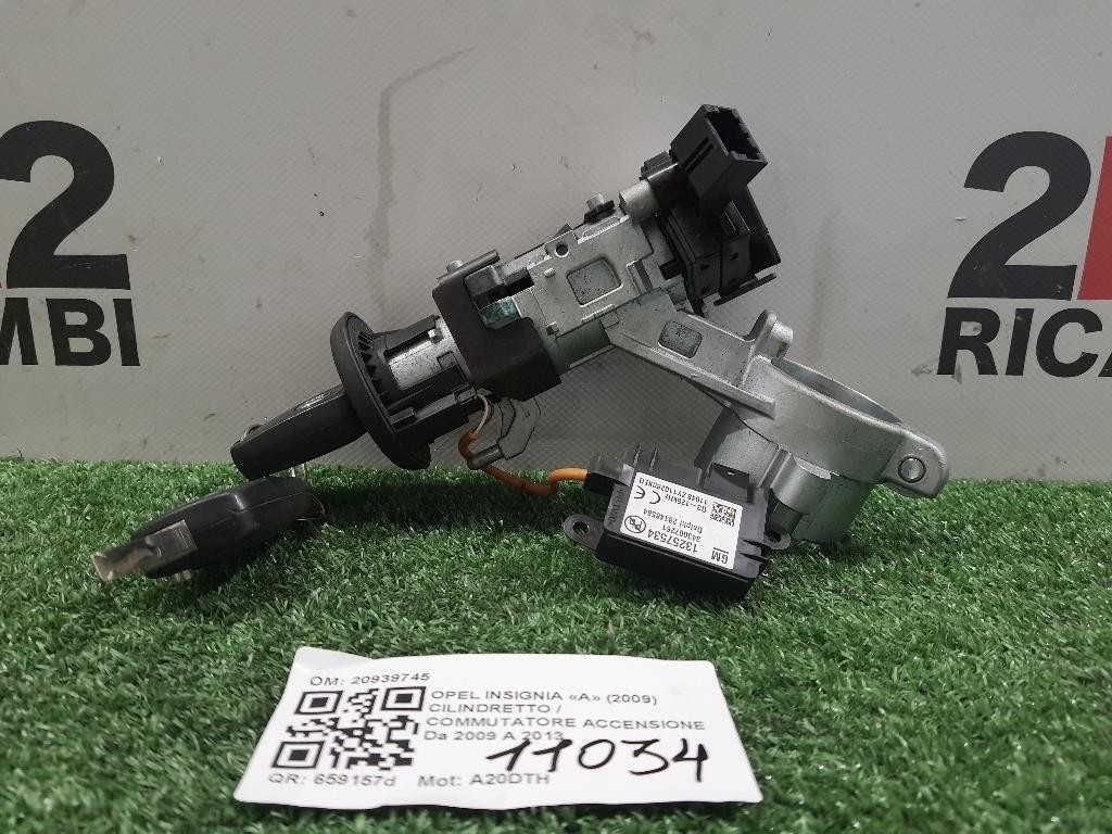 Cilindretto Commutatore Accensione 20939745 Opel Insignia A 2009