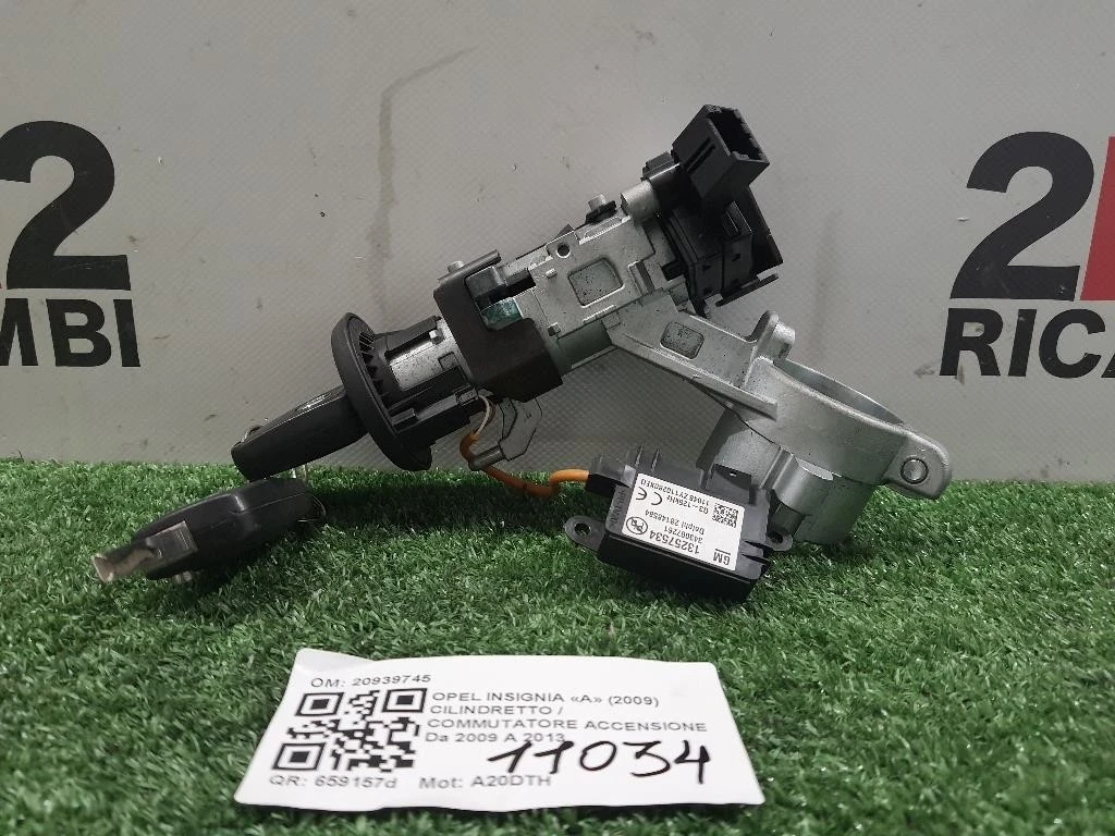 Cilindretto Commutatore Accensione 20939745 Opel Insignia A 2009