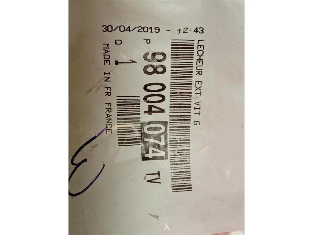 Guarnizione Raschiavetro Porta EST POST SX 98004074 Peugeot 308 II 2017