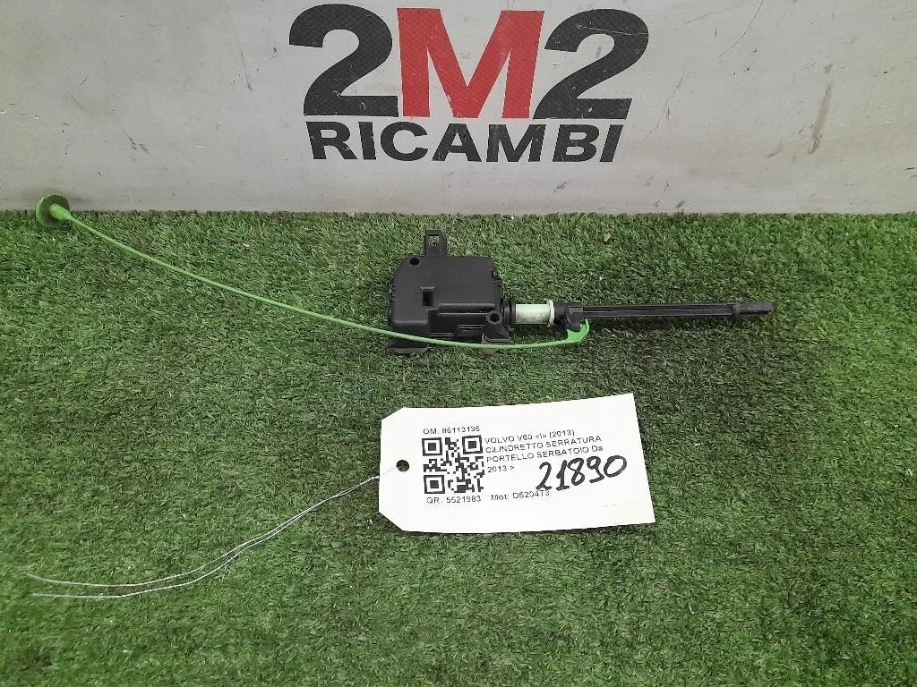 Cilindretto Serratura Portello Serbatoio 86113136 Volvo V60 I 2013