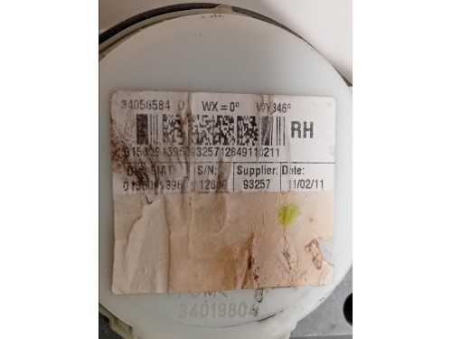 Guida Sostegno Paraurti POST DX 9642032980 Peugeot 307 CC 2001