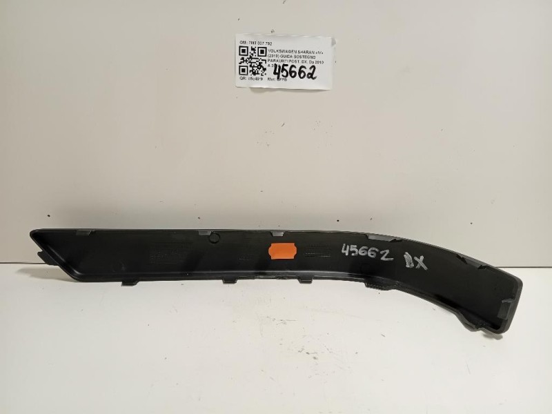 Guida Sostegno Paraurti POST DX 7M3 807 792 Volkswagen Sharan IV 2010