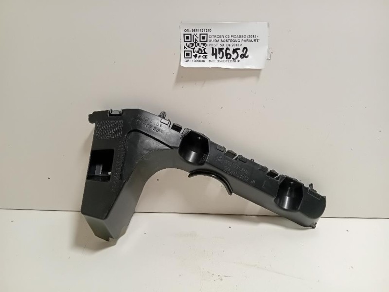 Guida Sostegno Paraurti POST SX 9681828280 Citroen C3 Picasso 2013