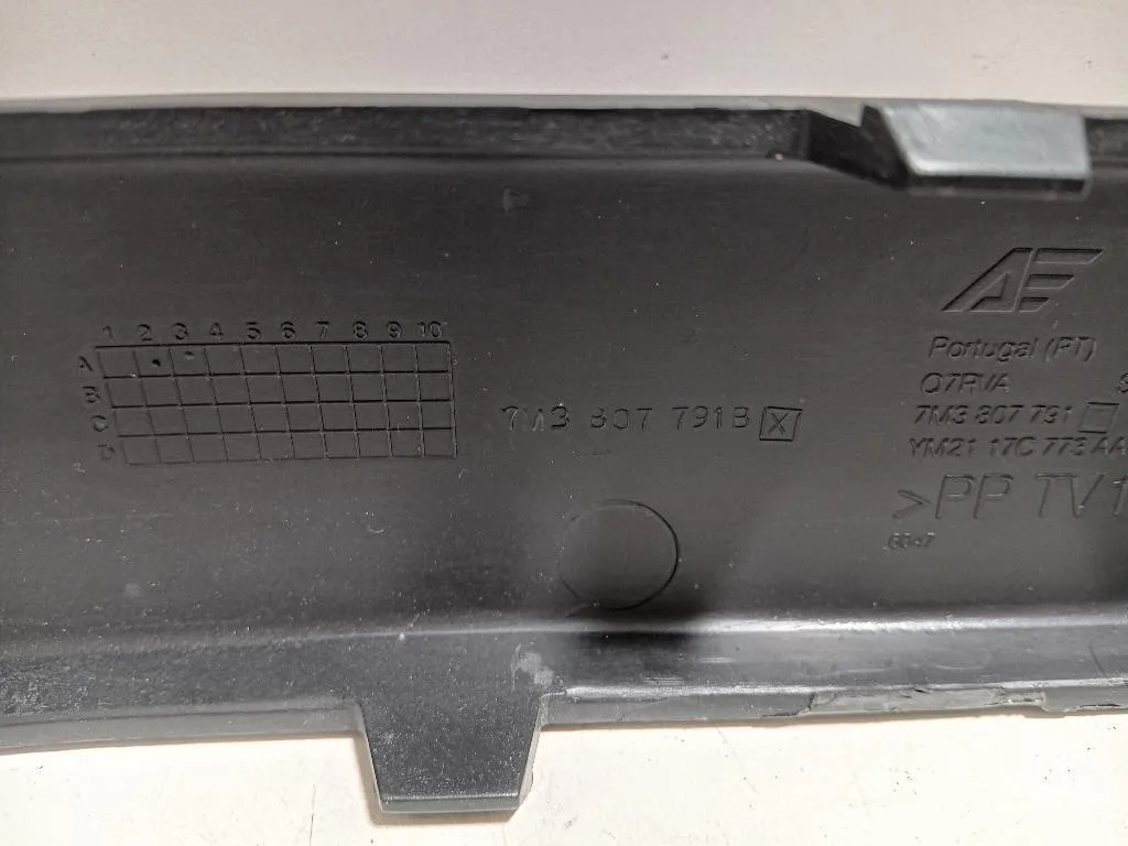 Guida Sostegno Paraurti POST SX 7M3 807 791 Volkswagen Sharan IV 2010