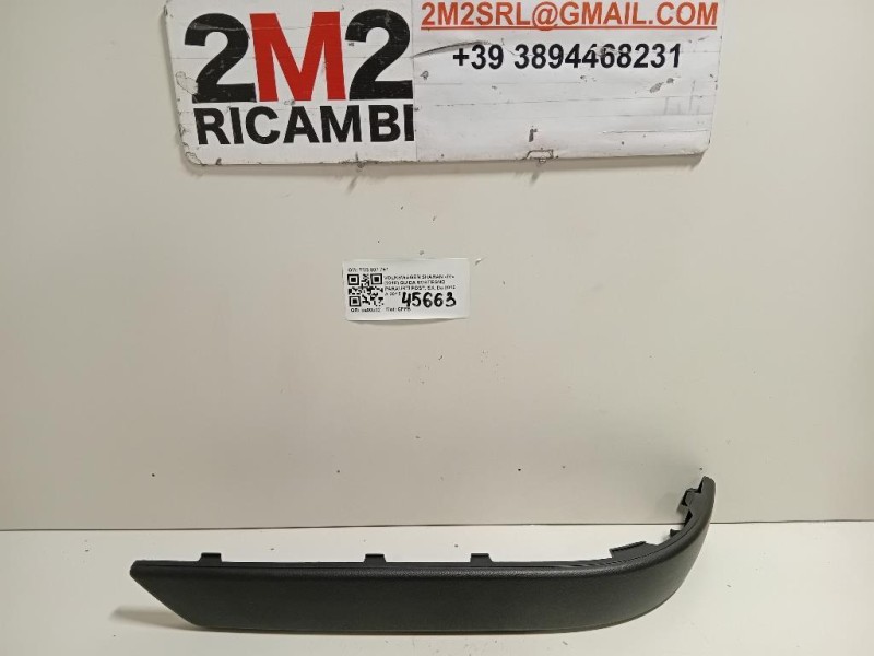 Guida Sostegno Paraurti POST SX 7M3 807 791 Volkswagen Sharan IV 2010