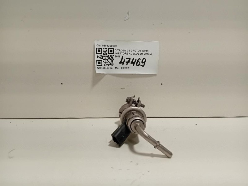 Iniettore Adblue 9801266680 Citroen C4 Cactus 2014