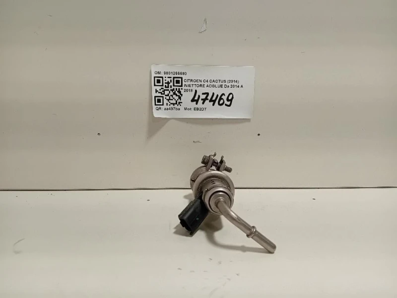Iniettore Adblue 9801266680 Citroen C4 Cactus 2014