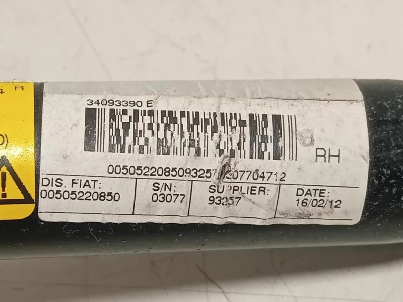 Cintura DI Sicurezza Sedile ANT DX 3405658434093390 Alfa Romeo Giulietta 2013