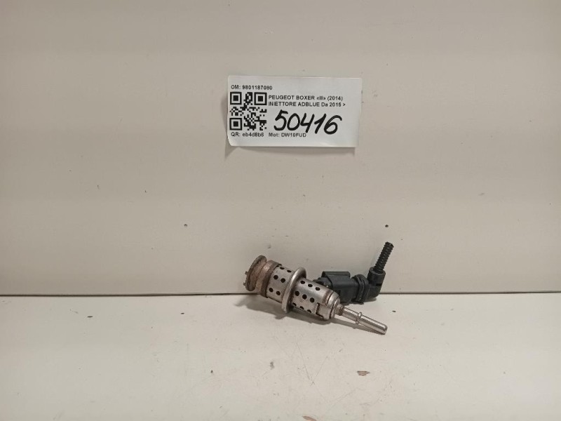 Iniettore Adblue 9801187080 Peugeot Boxer III 2014