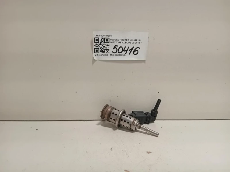 Iniettore Adblue 9801187080 Peugeot Boxer III 2014