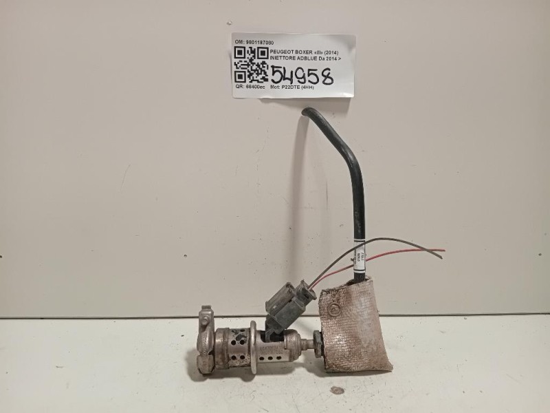 Iniettore Adblue 9801187080 Peugeot Boxer III 2014