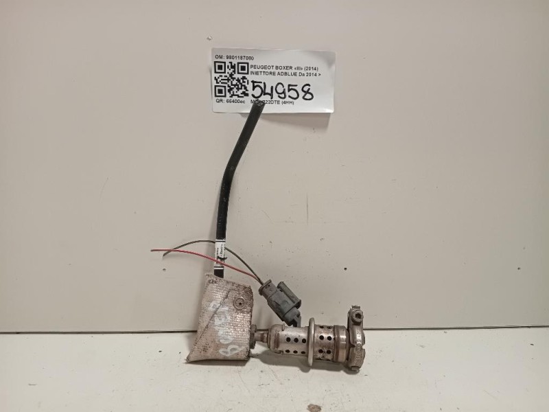 Iniettore Adblue 9801187080 Peugeot Boxer III 2014