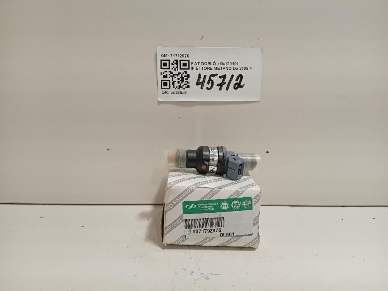 Iniettore Metano 71792976 Fiat Doblò III 2010