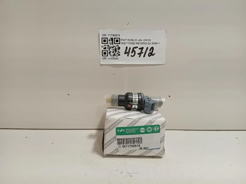 Iniettore Metano 71792976 Fiat Doblò III 2010
