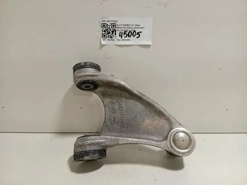 Braccio Oscillante ANT SX 0051776327 Alfa Romeo GT 2004