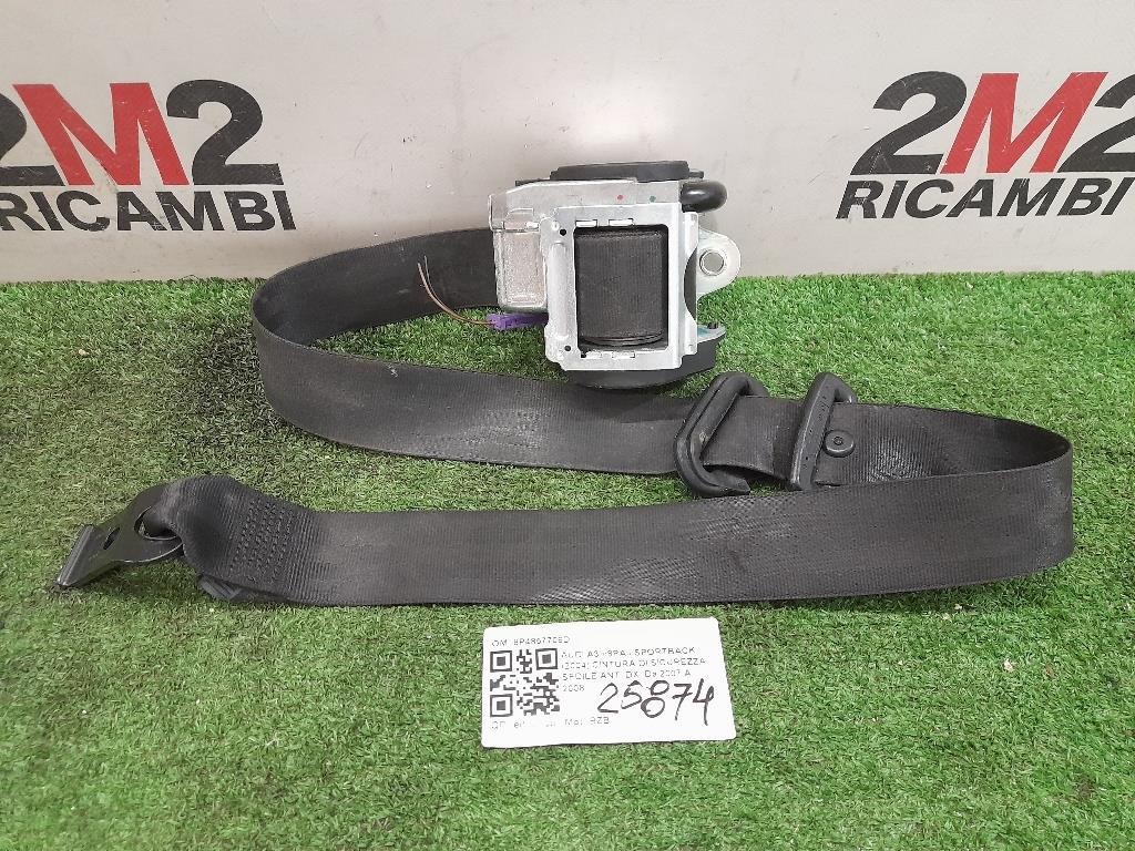 Cintura DI Sicurezza Sedile ANT DX 8P4857706D Audi A3 8PA Sportback 2004