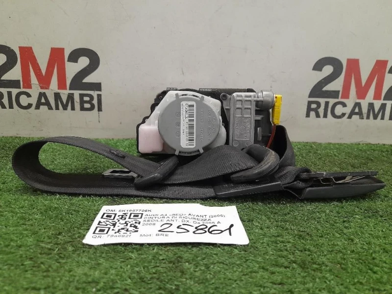 Cintura DI Sicurezza Sedile ANT DX 8K1857706K Audi A4 8ED Avant 2005