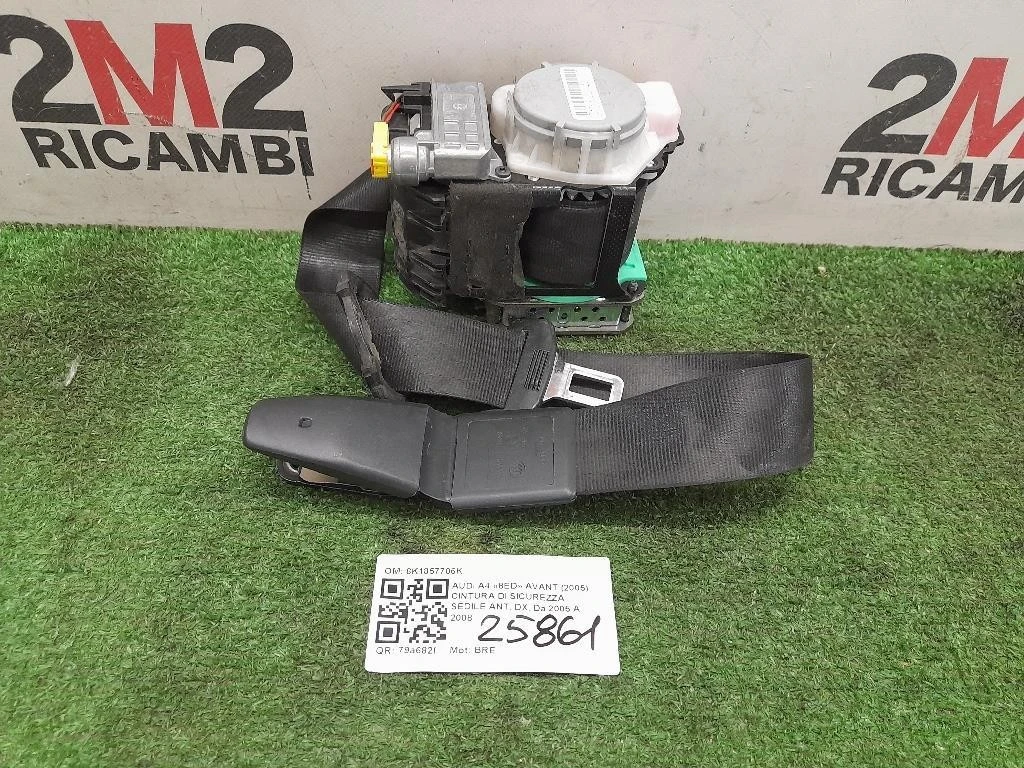 Cintura DI Sicurezza Sedile ANT DX 8K1857706K Audi A4 8ED Avant 2005