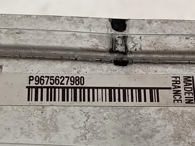 Intercooler 9675627980 Citroen Berlingo IV 2018