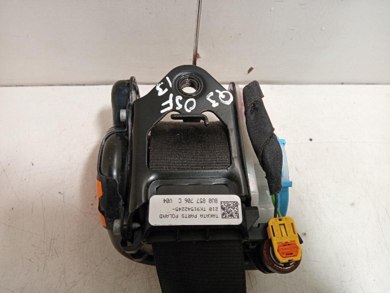 Cintura DI Sicurezza Sedile ANT DX 8U0 857 706 C Audi Q3 8UB 2012