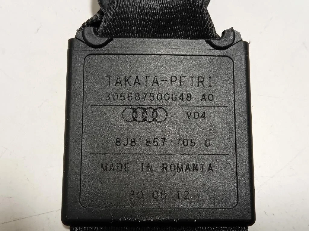 Cintura DI Sicurezza Sedile ANT DX 305687500G48 Audi TT 8J3 2010