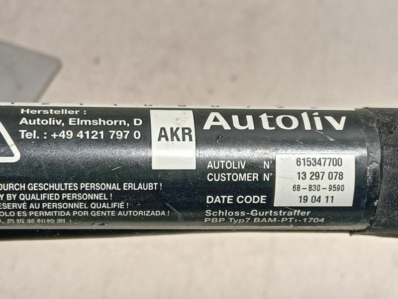 Cintura DI Sicurezza Sedile ANT DX 619668400A Chevrolet Orlando 2011
