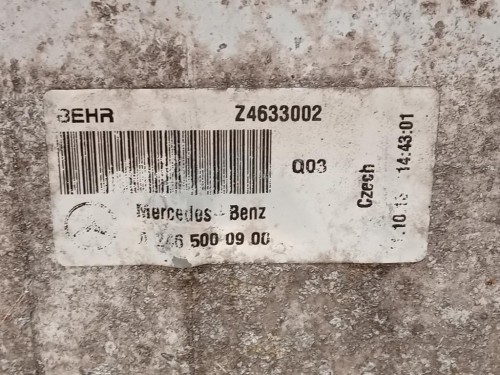 Intercooler A2465000900 Mercedes Classe B W246 2012