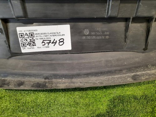 Intercooler A1705000400 Mercedes Classe SLK R170 1997