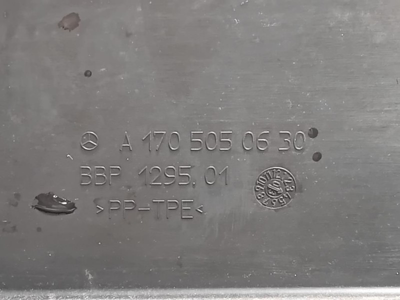 Intercooler A170 505 06 30 Mercedes Classe SLK R170 1997