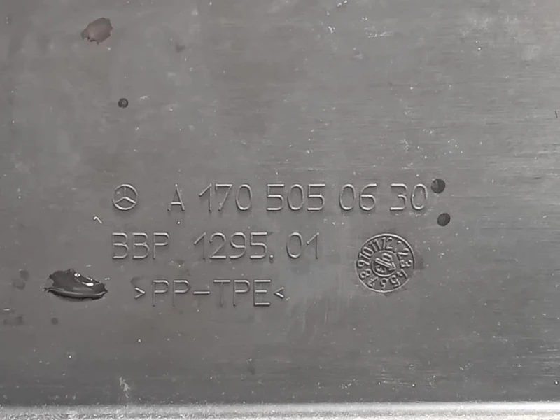 Intercooler A170 505 06 30 Mercedes Classe SLK R170 1997